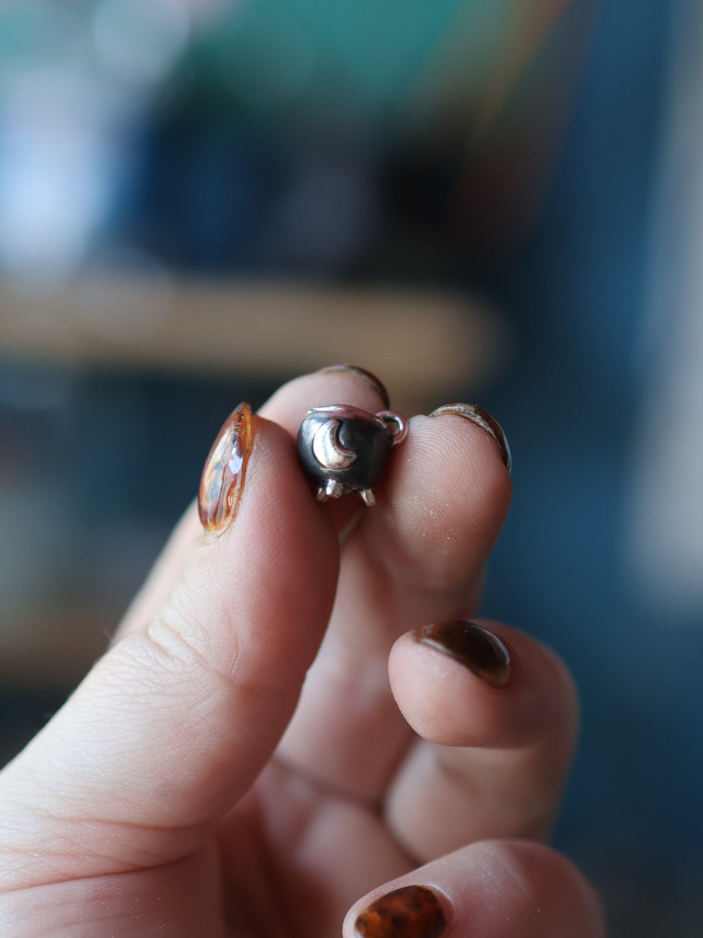 Miniature Cauldron Pendant