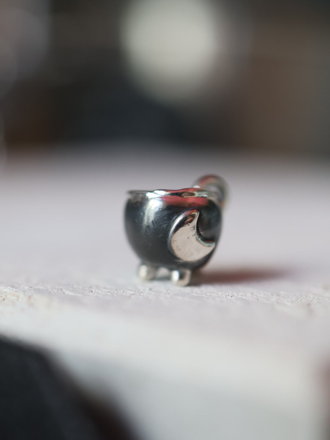 Handmade Fine Silver Caldron Charm
